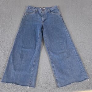 Levis Jeans Womens 29 '94 Baggy Wide Leg Mid Rise Medium Wash Denim Cotton